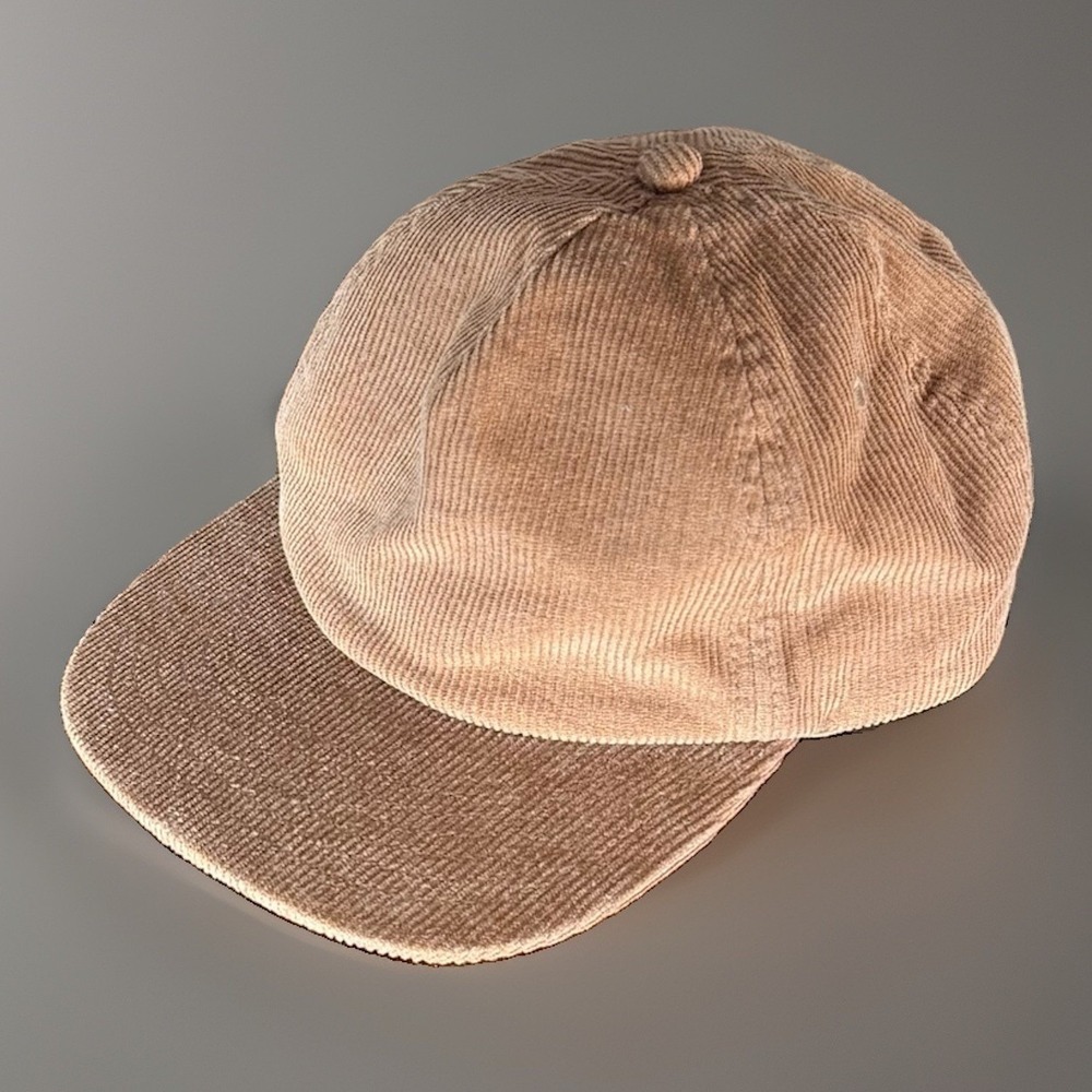 Madewell Corduroy Baseball Hat Unisex Mens Womens Cap Brown Minimalist Casual OS